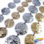 Textured Disc Metal Chain, CH-134