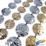 Textured Disc Metal Chain, CH-134