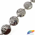 Textured Disc Metal Chain, CH-134