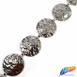 Textured Disc Metal Chain, CH-134