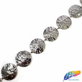 Textured Disc Metal Chain, CH-134