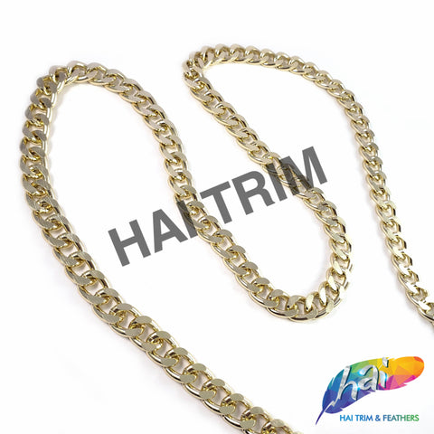1/2" Gold Cuban Link Chain, CH-135