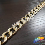 1/2" Gold Cuban Link Chain, CH-135