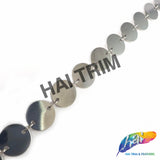 3/8" Metal Sequin Chain Trim, CH-136