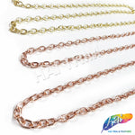 1/8" Oval Rolo Metal Chain, CH-138