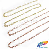 1/8" Oval Rolo Metal Chain, CH-138