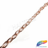 1/8" Oval Rolo Metal Chain, CH-138