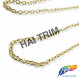 1/8" Oval Rolo Metal Chain, CH-138