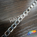 1/4" Silver Curb Metal Chain, CH-139