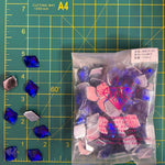 CLOSEOUT! Cobalt Blue Acrylic Stones (sold per pack), A44