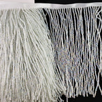 4" Beaded Fringe with 2-3mm Bugle Beads, FR-012