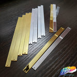Silver Rectangle Mirror Stones
