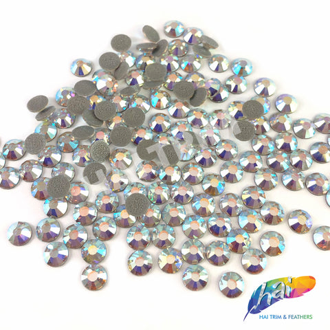 Crystal AB HF - Preciosa Hotfix Flatback Rhinestones