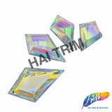 29x48mm Diamond Color AB Resin Stones (4 pieces)