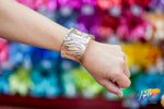 Fancy Gold Metal Cuffs - Style A (sold per piece)