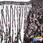 Color Sequins Fringe (6" 12" 16"), SEQ-001