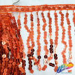 Color Sequins Fringe (6" 12" 16"), SEQ-001