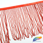 4" Beaded Fringe with 2-3mm Bugle Beads, FR-012