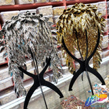 Dragon Scale Acrylic Rhinestone Headdress