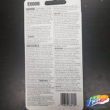 E6000 Medium Craft Adhesive Glue, 2.0 FL OZ With Attached Nozzle Tip (59.1 mL)