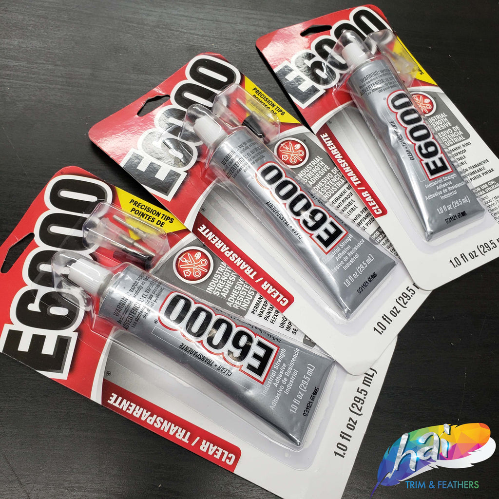 E6000 Precision Tips Adhesive Glue, 1.0 FL OZ (29.5 mL) – Hai Trim &  Feathers