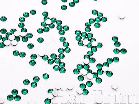 Emerald - Preciosa Flatback Rhinestones