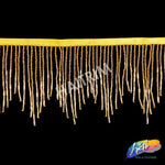 3 3/4" Variegated Beaded Fringe with Bugle & Seed Beads, FR-008