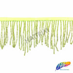 3 3/4" Variegated Beaded Fringe with Bugle & Seed Beads, FR-008