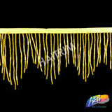 3 3/4" Variegated Beaded Fringe with Bugle & Seed Beads, FR-008