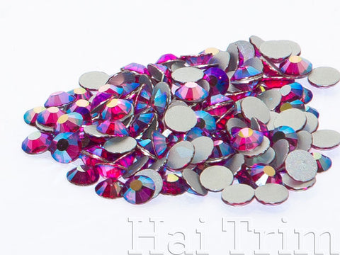 Fuchsia AB - Preciosa Non Hotfix Flatback Rhinestones