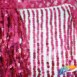 Color AB Sequins Fringe (6" 12" 16"), SEQ-001 AB