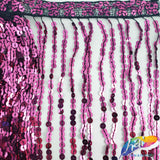 Color Sequins Fringe (6" 12" 16"), SEQ-001