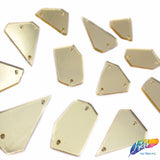 Gold Cut Mirror Stones (Gold-019)
