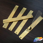 Gold Rectangle Mirror Stones