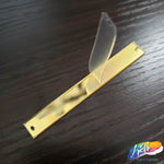Gold Rectangle Mirror Stones