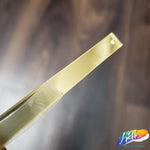 Gold Rectangle Mirror Stones
