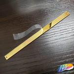 Gold Rectangle Mirror Stones