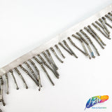 1 3/4" Variegated Beaded Fringe with Bugle & Seed Beads, FR-010