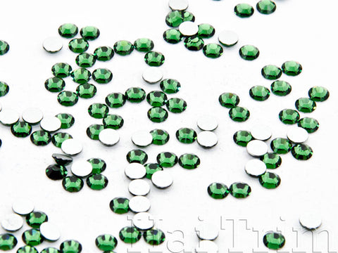 Green Turmaline - Preciosa Non Hotfix Flatback Rhinestones