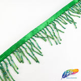 1 3/4" Variegated Beaded Fringe with Bugle & Seed Beads, FR-010