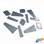 Grey Cut Mirror Stones (Gray-017)