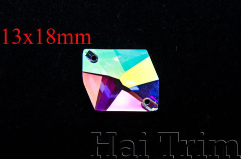 13x18mm Cosmic Crystal AB Sew-on Rhinestones