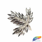 Leaf Rhinestone Iron On Applique, IA-005