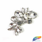 Motif Rhinestone Iron On Applique, IA-007