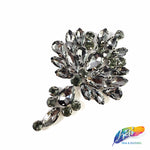 Flower Bouquet Rhinestone Iron On Applique, IA-055