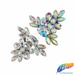 Pendant Motif Rhinestone Iron On Applique, IA-058