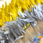 6-8" Stripped Coque Fringe (1/2 Yard)