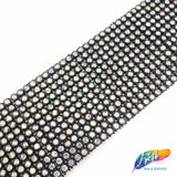 3" 12-row Rhinestone Stretch Banding