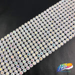 3" 12-row Rhinestone Stretch Banding