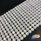 3" 12-row Rhinestone Stretch Banding